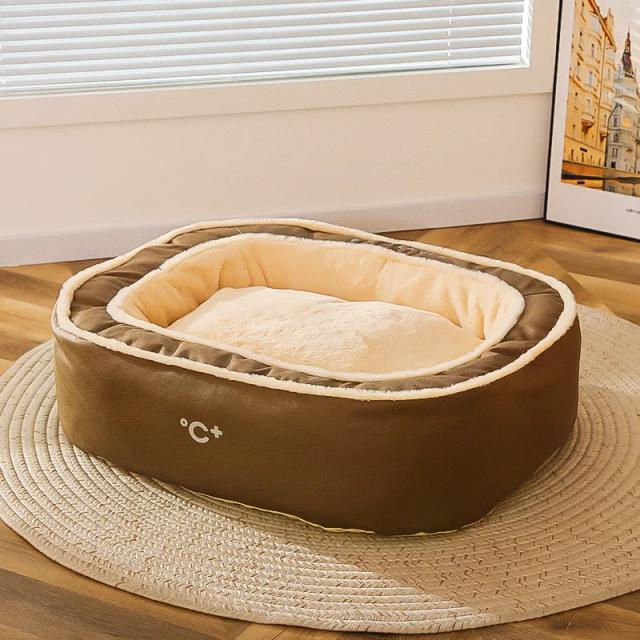 Cama Quente para Cães Hoopet: Almofada Universal para Inverno e Todas as Estações