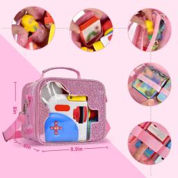 Bolsa para Little Tikes Story Dream Machine Books Starter Set, armazenamento de projetor de brinquedos para crianças com brilho flash e transparente - Image 4