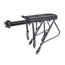 Universal Bike Bagagem Carrier, traseira Bike Rack, fácil de instalar, ajustável, rack de carga para Road Bike, 132-242 lbs Capacidade - Image 3