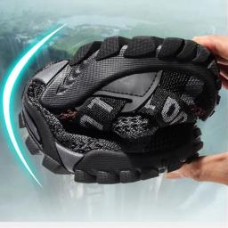 Mais tamanho 39-50 caminhadas sapatos de trekking homens antiderrapante respirável esporte ao ar livre escalada sapatos táticos tênis de treinamento no deserto - Image 4