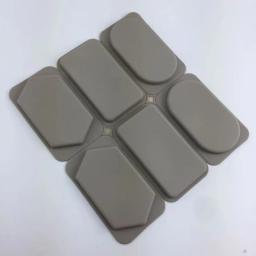 Retângulo redondo em forma de molde de silicone molde de gelo aromaterapia cera gesso modelo presente ferramenta ambientalmente amigável - Image 5