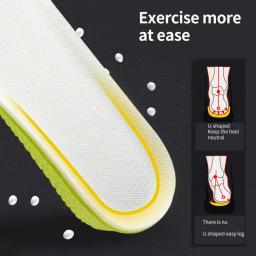 Palmilha Esportiva de Absorção de Choque para Homens e Mulheres, Modelos de Aumento de Altura, Palmilhas para Sapatos, Sola Crescente, 1,5 cm, 2,5 cm, 3,5 cm, 1 Par - Image 4