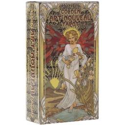 Novo jogo de cartas tarô dourado, jogo de tabuleiro, adivinhação, arte, adivinhação, arte, com guia, para festa - Image 6