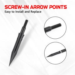 Ponto do campo do parafuso para arco e flecha, 12pcs, 125 grãos, id4.9 mm, seta, arco e flecha acessórios - Image 3