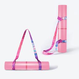 Tapete de Yoga Cinto Cinta elástica Ajustável Sports Sling Ombro Carry Strap Belt Exercício Equiment Ginástica Yoga Cinto Trecho - Image 3
