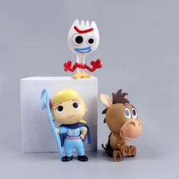 Action Figure Modelo Bonecas para Crianças, Cartoon Movie Toy Story, Woody Buzz Lightyear, Versão Q, Brinquedos Infantis, Presente de Natal, 10 peças por conjunto - Image 5