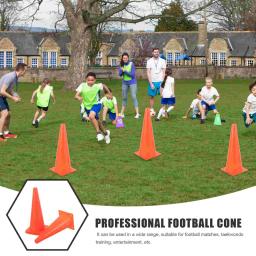 Cones plásticos do cone do futebol, esportes, estrada, suprimentos do treinamento do pé do Ldpe, futebol, tráfego, 4 PCes - Image 4