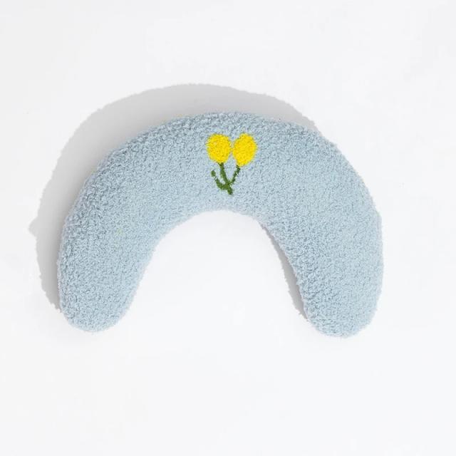 Almofada Quente e Confortável em Forma de U para Gatos e Cães, Ideal para Inverno e Resistência a Mordidas