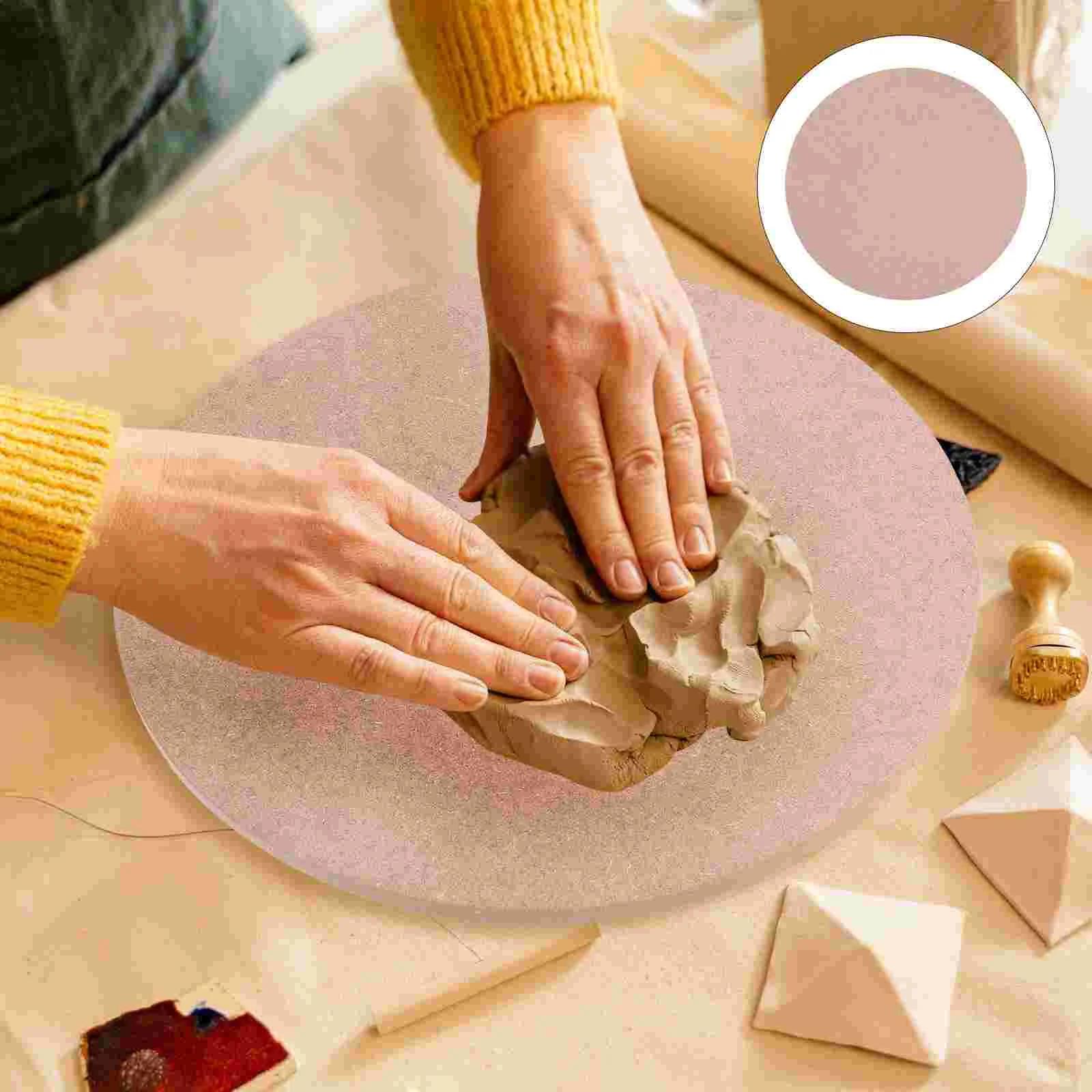 Rodada MDF Cerâmica Roda Morcegos, arte Cerâmica Placa De Secagem, argila Escultura DIY Base, suprimentos Do Casamento - Image 1