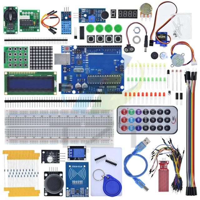 Kit TZT RFID Atualizado para Arduino UNO R3 - Aprenda com o Conjunto de Aprendizado em Caixa de Varejo, DIY Eletrônico