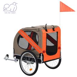 Conveniente Pet Travel Acessórios, Trailer bicicleta dobrável para cães e gatos, Ciclismo ao ar livre Trailer - Image 5