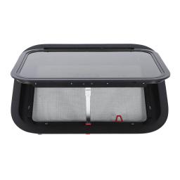 Janela Mesh Screen Suporte Rod, Janela externa, prova UV, Camping Trailer, Motorhome, 22.4x15.2 Polegada - Image 3