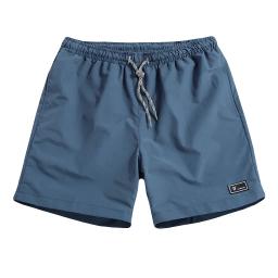 Calça curta masculina com cordão, shorts casuais de secagem rápida, shorts estampados para natação, surf, moda praia, roupas masculinas - Image 2