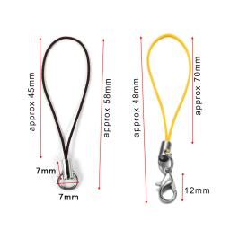 Cordão Lariat Strap Cords, Lobster Clasp Rope Keychain Hooks, Mobile Set Charms, Chaveiro Pingente, Acessórios Chaveiro, 20 Pcs, 50 Pcs, 100Pcs - Image 2