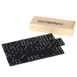 28 pçs/set de madeira dominó jogos de tabuleiro viagem engraçado jogo de mesa dominó brinquedos criança crianças brinquedos educativos para crianças presentes - Image 2