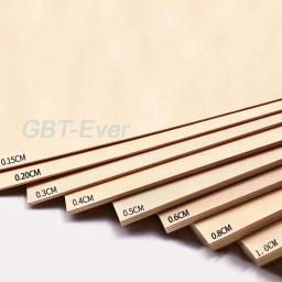 Craft Board Model Toys, construção de escultura, artesanato, Educacional DIY Acessórios, Basswood Chips, 1.5mm, 2mm, 3mm, 4mm, 5mm, 6mm, 8mm, 10 milímetros, 1 PC, 5 PCes, 20 PCes - Image 1
