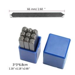 Conjunto ferramentas estampagem 1/8” (3 mm) para artesanato DIY - Image 6