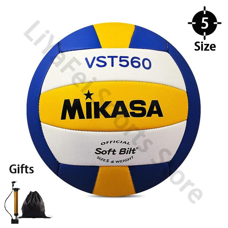 Soft Touch FIVB Bola de Voleibol para Adultos, Jogo de Treinamento Padrão, Competição de Jogo Indoor, Tamanho 4, 5, Juventude, V300W, V330W - Image 1