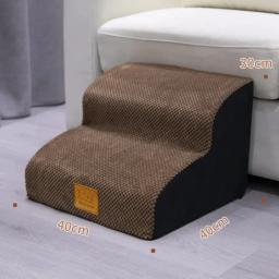 Fácil Acesso Escada Pet para Pequeno e Médio Cães e Gatos, Fácil Acesso, Escada de Cama, Durable Kitten and Puppy Ramp - Image 3