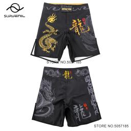 BJJ-Shorts Unisex Boxe para Adultos e Jovens, Artes Marciais, Shorts de Luta MMA, Grappling Sublimado, Kickboxing, Gym Wear, Kick Boxing Calças - Image 3