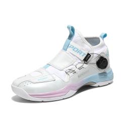 Sapatos de badminton profissionais antiderrapantes e resistentes ao desgaste tênis respirável e super leve amantes sola de borracha tênis - Image 1