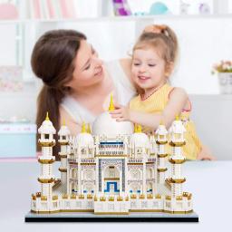 Cidade mini blocos de construção Mundialmente famosos arquitetônicos miniatura modelos Indian Taj Mahal blocos de construção Brinquedos infantis criativos - Image 2
