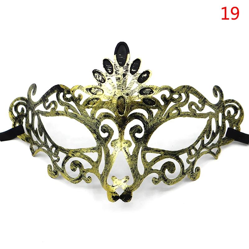 Sexy Masquerade Festa De Casamento Máscara Festa De Dança Veneziana Handheld Sticks Máscara Flor Decoração Halloween Party Props - Image 1
