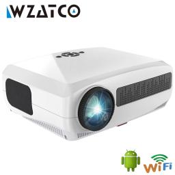 WZATCO-C3S Projetor LED, Full HD 1080P, tela grande de 300 ", Wi-Fi, Home Theater, Smart Video Beamer, Android 9.0, venda quente - Image 1