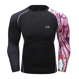 Rashguard Compressão Camisa para Homens, Boxe, Running Jerseys, Yoga, Fitness, MMA, BJJ Meias, Muay Thai, GMY, Roupas de Marca Esportiva - Image 1