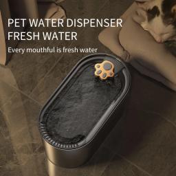 Inteligente Fonte de Água Pet para Cat, Filtro elétrico USB, Bebedor Tigela, Alimentador Cat automático, Ultra Silencioso Beber Dispenser, 3L - Image 2