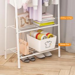 Quarto móvel cabide de roupas montado no chão criativo chapéu rack portátil triângulo roupas cremalheiras com roda prateleira armazenamento doméstico - Image 5