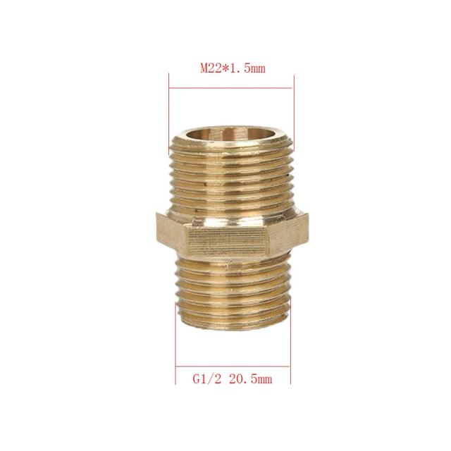 Adaptador de Conexão Rápida para Lavadora de Carro de Alta Pressão - Compatível com Conectores G1/4, G3/8 e G1/2