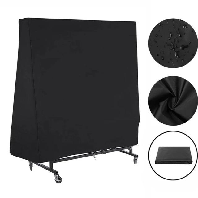 Cobertura Resistente para Mesa de Ping Pong em Tecido Oxford 210D - Ideal para Interior e Exterior em Jardins, Pátios e Parques.