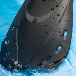 Nadadeiras De Treinamento De Natação, Nadadeiras Flutuantes, Aletas De Mergulho Compactas, Ergonômico, Confortável Nadadeira, Curto - Image 4