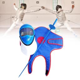Esgrima Máscara Esportiva para Crianças, Anti facada, Proteção Facial Respirável, Equipamento Confortável, Capa para Crianças, Iniciante - Image 5