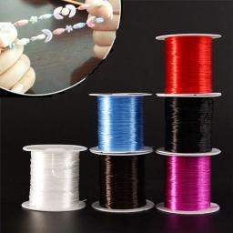 Stretch Elastic Nylon Cord para Jóias DIY, Fio Colorido, Beading String, Linha de Cordas, Pulseiras e Colares, 10 Metros, 0.6mm, 1 Rolo - Image 6