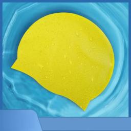 Toucas de natação com logotipo personalizado, durável, à prova d'água, boa elástica, silicone, touca de piscina para adultos - Image 6
