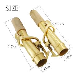 Saxofone soprano, pescoço curvo, pescoço reto, material de latão, 16.7mm, acessórios de saxofone, instrumento de sopro, peças de reposição - Image 4