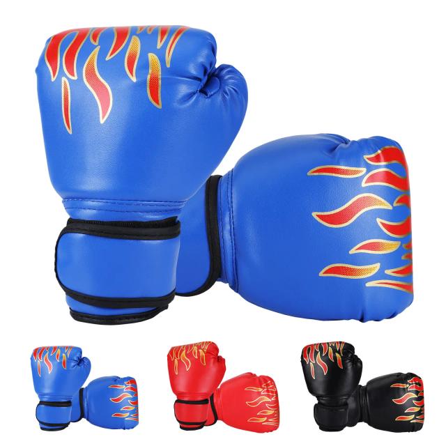 Luva de Couro Protetora para Crianças - Ideal para Kickboxing, Treinamento de Perfuração e Esportes de Combate como Sanda, Muay Thai e MMA