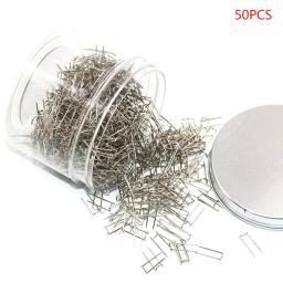 Agulha De Costura De Aço Inoxidável, U-Pin De Prata para Exibição De Jóias, Applique De Colcha, Alfinetes De Costura, Acessórios De Costura, 50 Pcs - Image 1