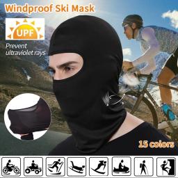 Motocicleta completa capa máscara facial, esportes ao ar livre capô, ciclismo balaclava, verão sol rotação, pescoço escudo, equitação rosto chapéu - Image 2