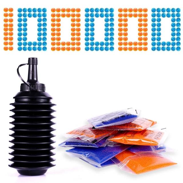 Munição de Alta Velocidade para Armas de Água - 100.000 Bolas de Gel 7-8mm, Ideal para Longas Durações
