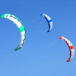 Kite de tração para iniciantes, Power Kite com conjuntos voadores, 2 Line Trainer, 9km, 2 ㎡ a 4 ㎡ - Image 5