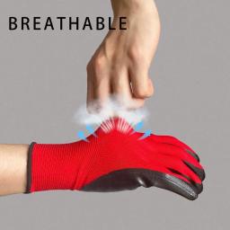 Luvas de Proteção Profissional para Homens, Luvas de Trabalho de Segurança, Nylon Industrial Glo, Construção de Jardim, 20-10 Pares - Image 3