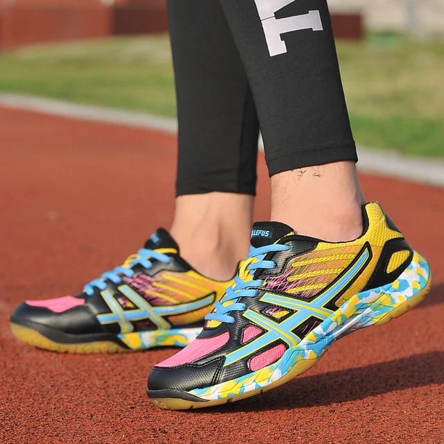 Novo profissional sapatos de badminton das mulheres dos homens tamanho mais 36-45 tênis senhoras luxo baminton tênis crianças tênis - Image 1