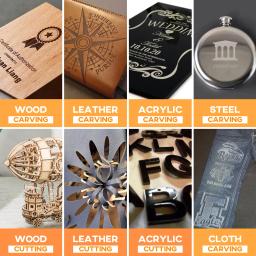 Navio do méxico armazém sculpfun s9 máquina de gravura a laser 410x420mm feixe moldar tecnologia madeira acrílico máquina corte a laser - Image 6