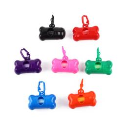 Bone Shaped Pet Lixo Bag Dispenser, cães carregando, suprimentos de limpeza, quando sair - Image 1