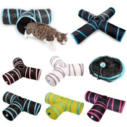 Brinquedos de túnel dobrável para pet, Tubo de túnel de gato, Kitty Training, Brinquedo divertido interativo para coelho, Animal Play, Estilo 30 - Image 4