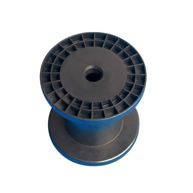 Carretel de Bobinas de Plástico Vazio para DIY - Armazenamento de Fios e Linhas de Costura em Branco e Preto, Disponível em Pacotes de 5 e 10 Unidades, 130mm