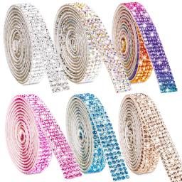 Auto-adesivo cristal strass adesivo, fita do diamante, DIY artes artesanato, carro e decoração do telefone, Dropshipping - Image 2